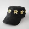Fashion Hat appliqué faux edge five-pointed star letter embroidered baseball cap, trendy versatile niche casual sun hat for men and women