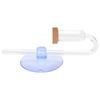 Poisson Diffuseur de CO2 Aquarium Régulateur de Dioxyde de Carbone Transparent avec Ventouse