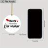 1pc Best Friend, Bestie Acrylic Ornament, Best Friend Ornament, for BFF, Soul Sister, Long Distance Gift
