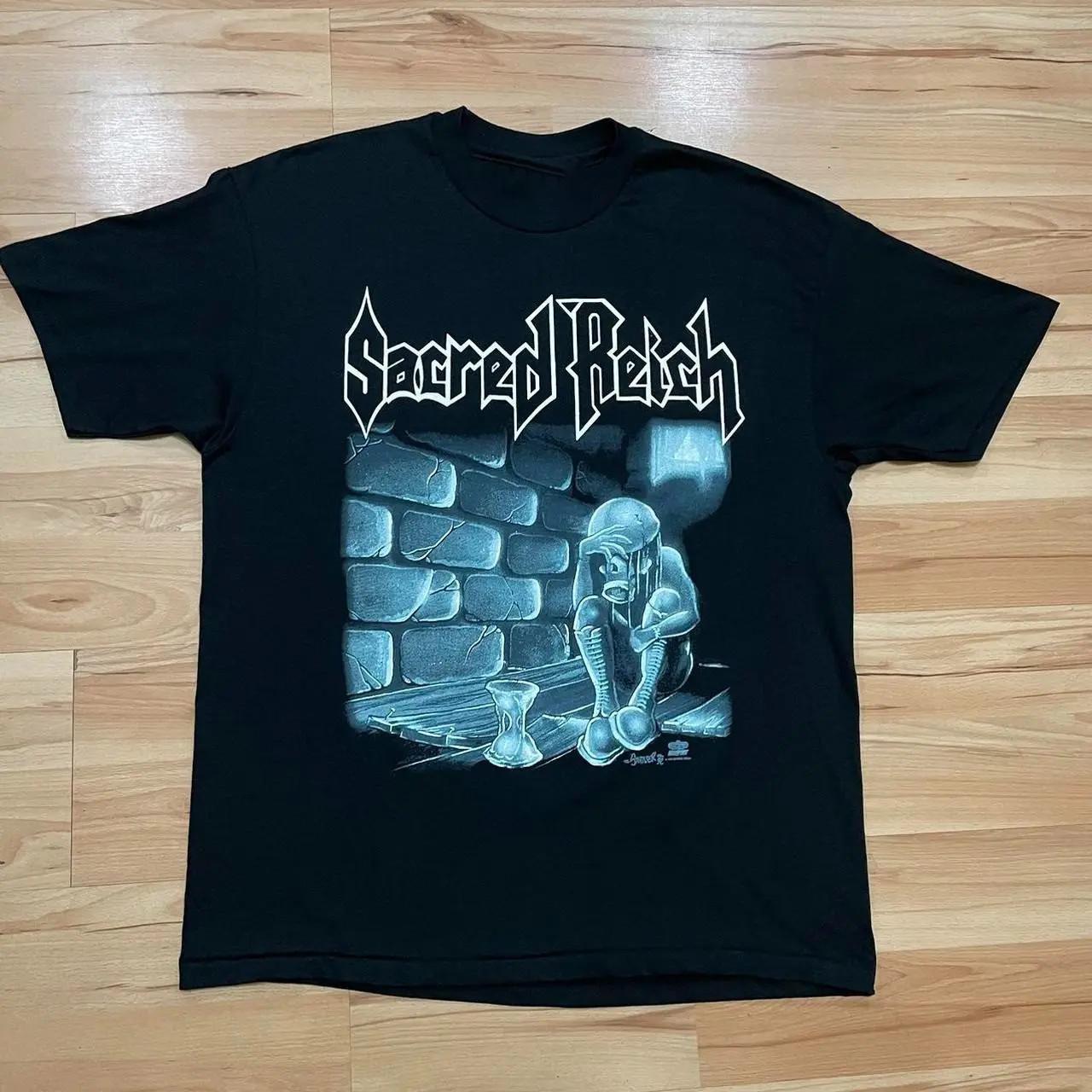 Vintage 80s 1988 SACRED REICH Rock Thrash Metal Tour SA355 Unisex T-Shirt S