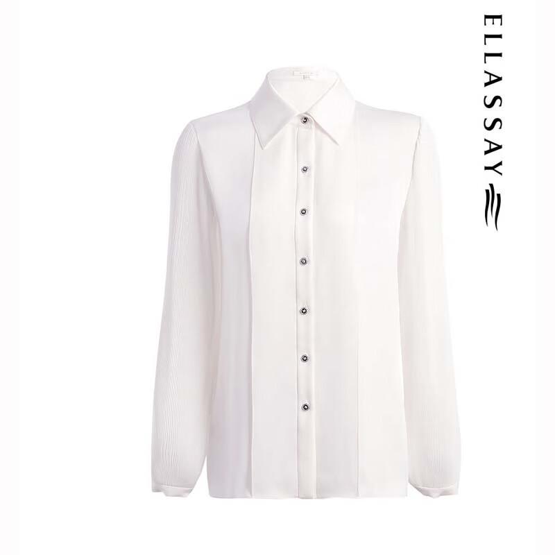 ELLASSAY Women's Spring/Summer Commuter Drape Blouse