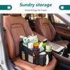SEAMETAL Car Seat  Organizer Large Capacity Rear Seat Storage Bag for Outdoor Food Drink Collector Camping Activities Accessory
