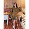 Women S Vintage Suede Jacket Loose Fit Lapel Casual Moto Coat