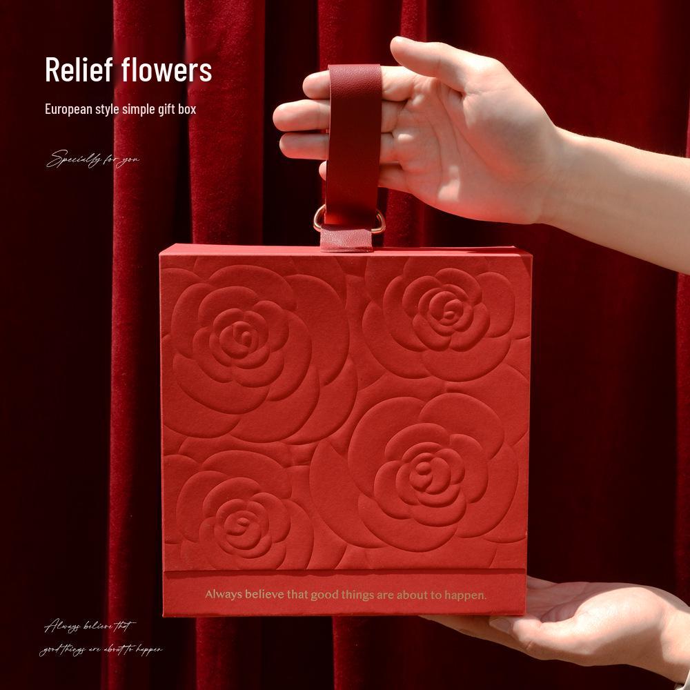 

Роскошная подарочная коробка на заказ - Премиальная пустая коробка для свадеб или в знак благодарности 21*10*21 cm