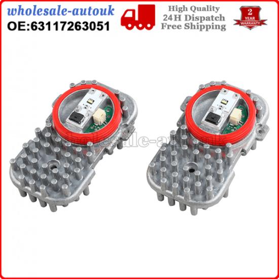 2*LED Headlight Ballast Control Unit Light Module for BMW 3' E92 E93 05-13 325i