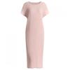 Shop Women Cap Sleeve French Pleated Long Dress Indipink Ble Wdr 1335