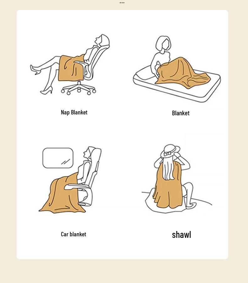 Double-Sided Coral Fleece Raschel Blanket - Thickened Velvet Cover for Autumn & Winter, Perfect Wedding Gift