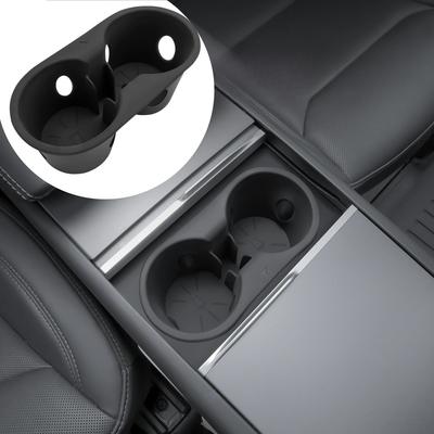 For Tesla Model Y/Yl Juniper  Water Cup Holder Silicone Cup Holder Central Control Water Cup Holder Interior Accessories