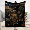 Gothic Style Blanket Comfortable Perfect for Livingroom Bed Seaside Four Seasons Multipurpose Warmthful Decor Best Holiday Gift for Friends Family