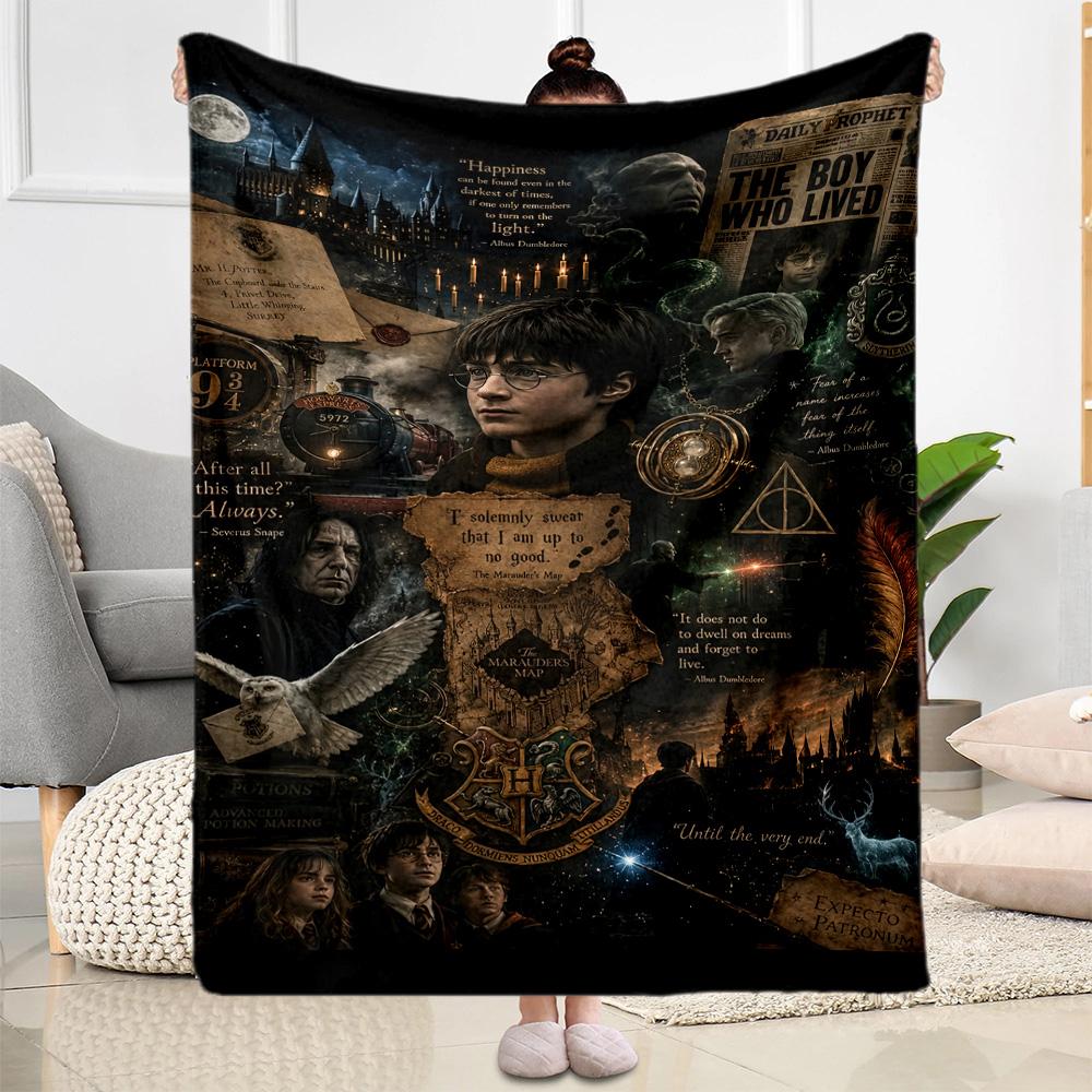 Gothic Style Blanket Comfortable Perfect for Livingroom Bed Seaside Four Seasons Multipurpose Warmthful Decor Best Holiday Gift for Friends Family