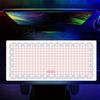 Wide Gaming Mouse Pad Modern Desk Mat Precision Cloth Surface Non Slip Rubber Base for Home Office PC Laptop Work Ideal Gaming D