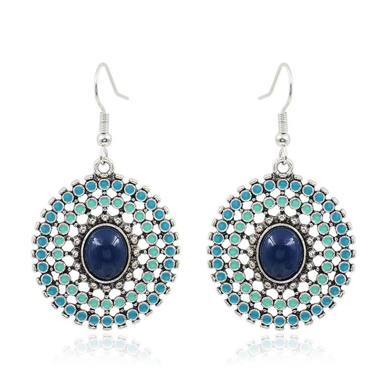 Κρεμαστά Κράματος σε Στυλ Μποέμ Εθνίκ με Ηλιοτρόπιο για Γυναίκες