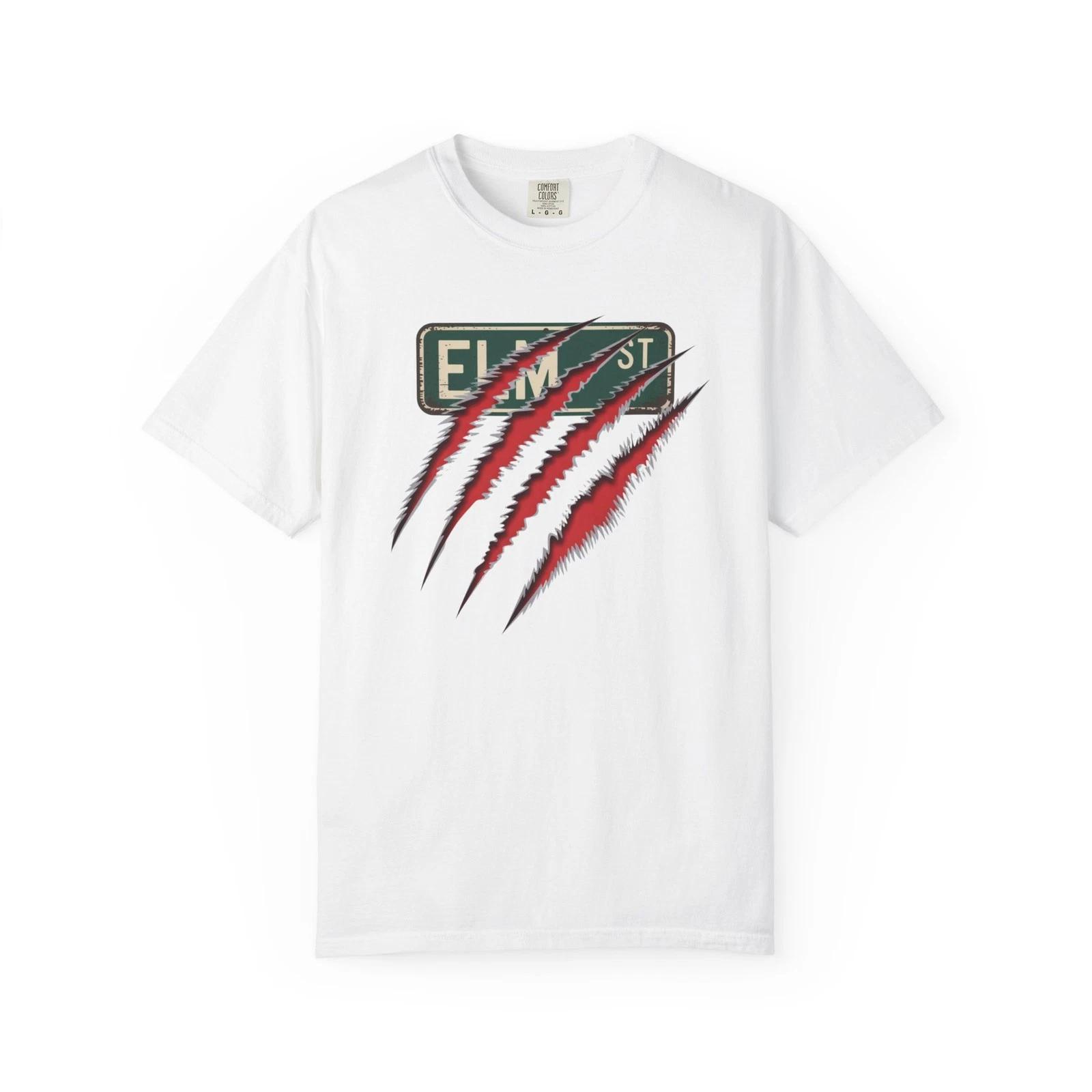 

Horror Elm Street Freddie Slash, Graphic Tee, Halloween Shirt, Scary Movie Fan S