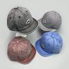 Japanese Retro Short Brim Patch Baseball Cap Men And Women Retro Sunshade Hip Hop Street Cap