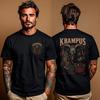 Krampus Christmas T-Shirt: Dark Folklore Holiday Shirt Front & Back Print, Pagan Apparel and Gothic Fashion