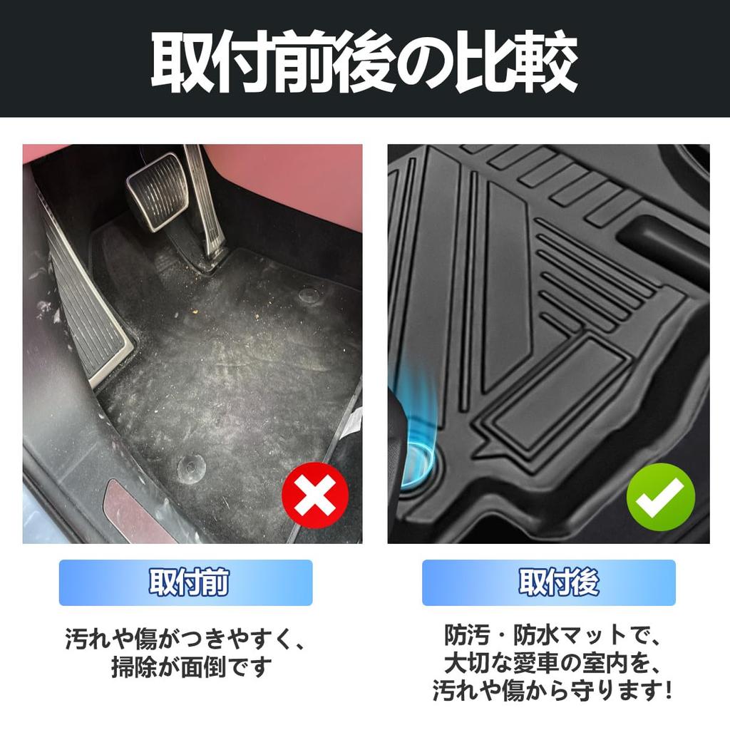 ElitingCar Floor Mats for Suzuki Jimny JB64 and JB74 July 2018 3D Construction for Manual Transmission and Made with Antibacterial TPE Easy Interior