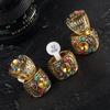 Cool New Fashion Men's Power Ring Thanos Cosplay Anime Alloy Jewelry Punk Gothic Hip Hop Ring for Male