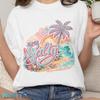 Salty Palm Tree Beach Lover Gift, Tropical Vacation Ocean Kids Adults T-Shirt