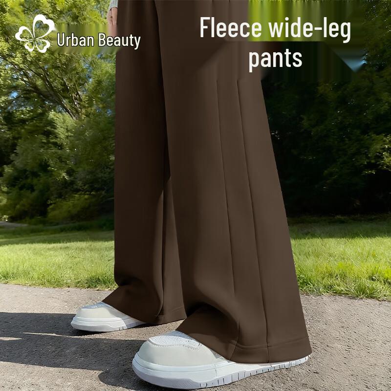 

Женские повседневные брюки прямого кроя с высокой посадкой и флисовой подкладкой S