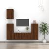 VidaXL TV Unit Set 5 Pcs Brown Oak Engineered Wood 3188781