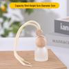 Frosted Glass Car Diffuser Bottle with Lanyard for Essential Oils - Refillable and Ideal for Home or Wardrobe Decor.