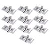 10Pcs Elastic Cord Presser Foot Stainless Steel Rustproof Accurate Size Stretch Presser Foot for Sewing Machine