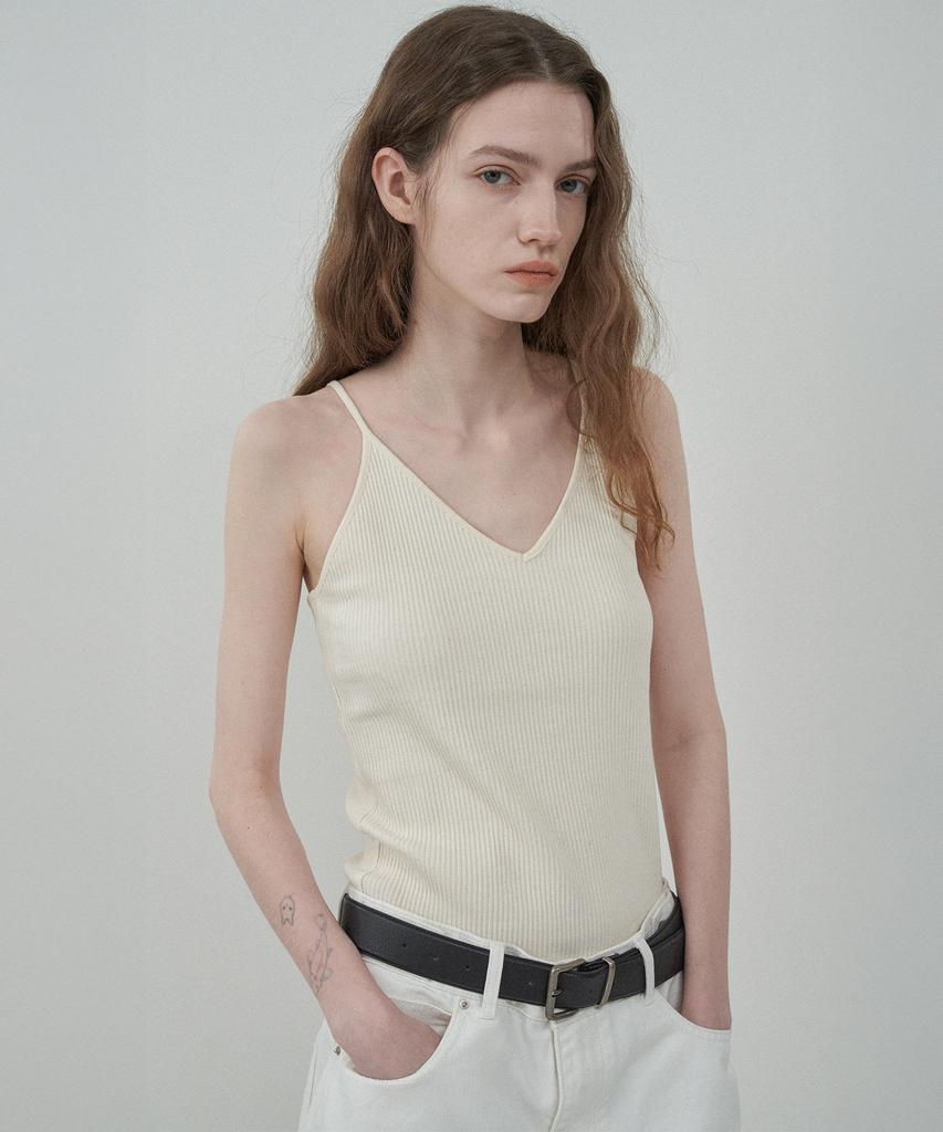 MOTT V-Neck Sleeveless - Cream