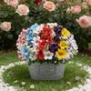Handmade Artificial Trumpet Flower Plastic Artificial Flower  Flower Arrangement