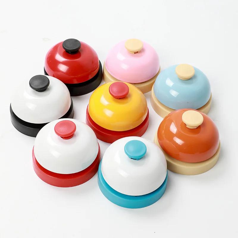 Table Order Bell Multi Color Handbell For Restaurant Kitchen Bar Waitstaff Call Pet Training Classroom School Party Games