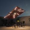 Luxury 3-Meter Round Outdoor Patio Sun Umbrella