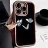 New Chinese blue butterfly for iPhone17 soft case mobile phone case 17ProMax simple 14 advanced 13 fine hole 12