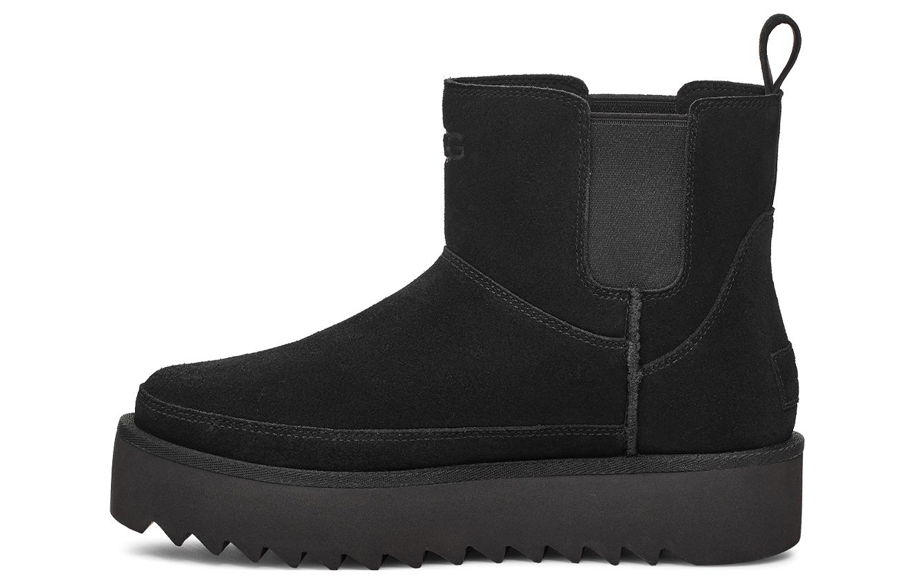 UGG Classic Chelsea Platform Mini Boot Black Women s 1158051-BLK 38