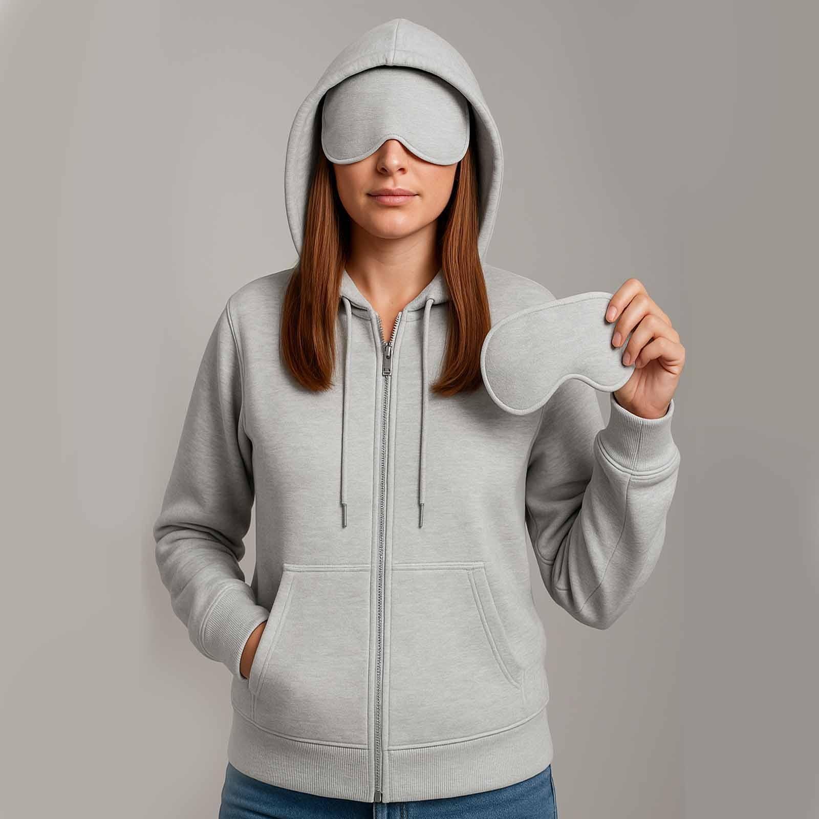 

Унисекс Толстовка с капюшоном Повседневная С длинным рукавом Однотонная На молнии Свободная Куртка S