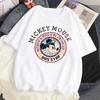 Creative Mickey Mouse Pattern Tshirt Tops Summer Unisex Casual Short Sleeves Streetwear T-shirts Tops Harajuku T Shirts
