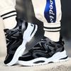 Fashion 2025 Man's Sneakers Chunky Wedge Dad Shoes Fashion Couple INS Hot Harajuku Style Lace-Up Mesh Platform Sneakers Brand Men Shoes