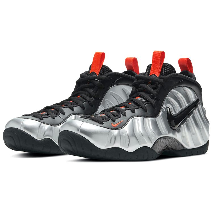 Nike Air Foamposite Pro Halloween Unisex Sneakers Silver Flat-Silver Black CT2286-001
