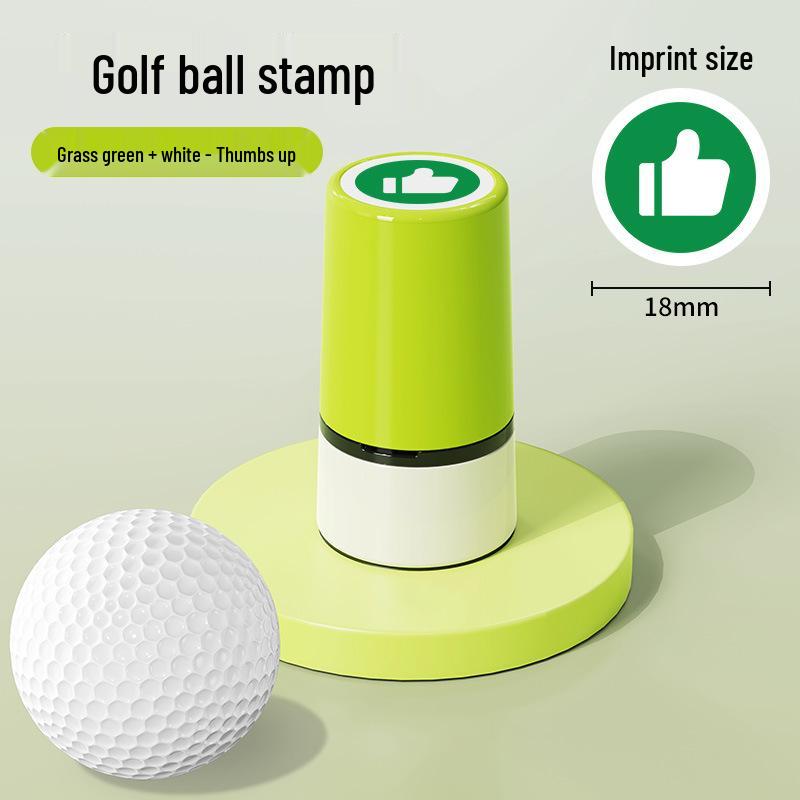 Quick-Dry Waterproof Golf Ball Marker Stamp - Various Patterns and Styles
