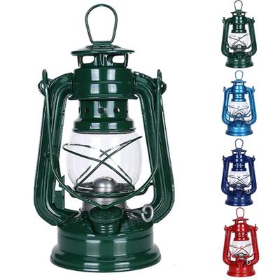 19Cm Retro Outdoor Camping Kerosene Lamp Portable Lantern Bronze Colored Oil Lam