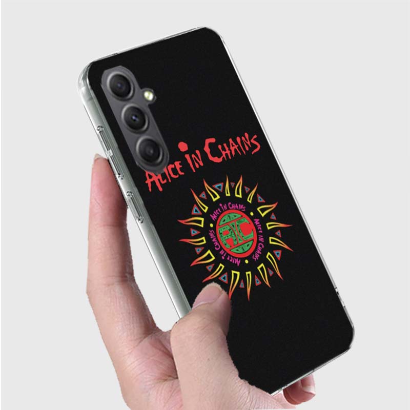 Rock Band Alice In Chains Phone Case For Samsung A15 A25 A35 A55 A12 A22 A32 A52S A13 A23 A33 A53 A14 A24 A34 A54 Galaxy A8 A6 A