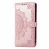 Flip Case for Oppo Reno 12FS / 12F, Mandala, Rose Gold