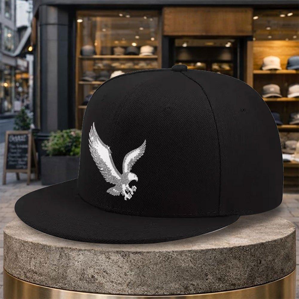 pc Eagle Print Baseball Cap Adjustable Snapback Suitable for Golf  Travel Lightweight Unisex Flat Brim Hat with Eagle in Flig