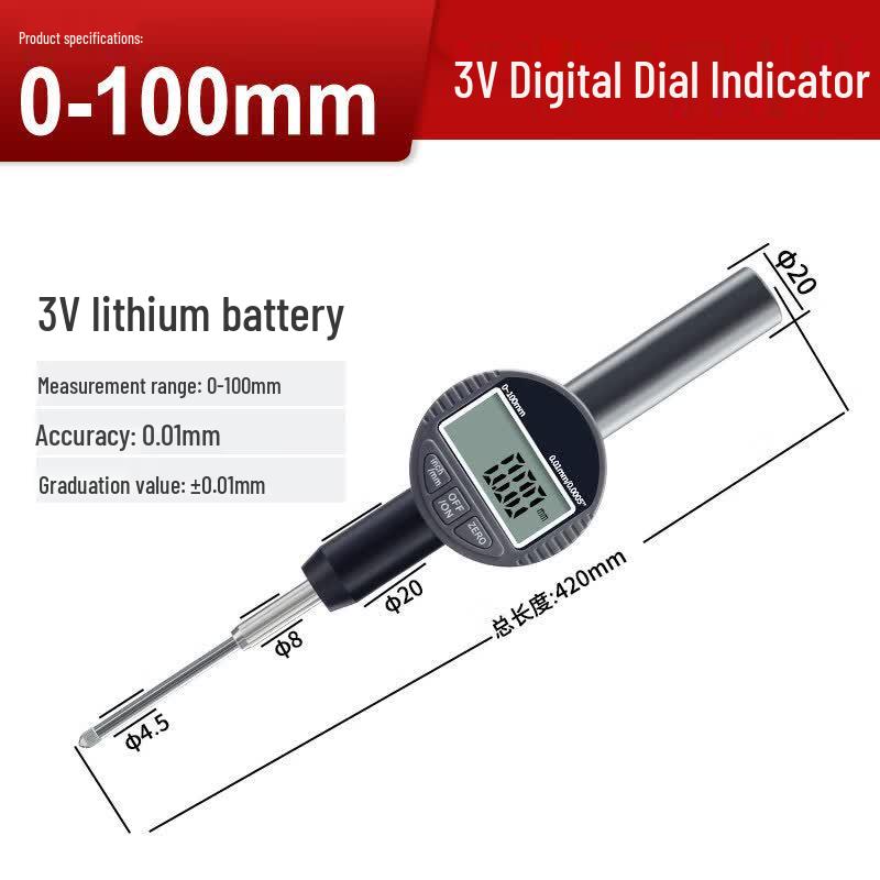 Aokewen 3V Digital Dial Indicator