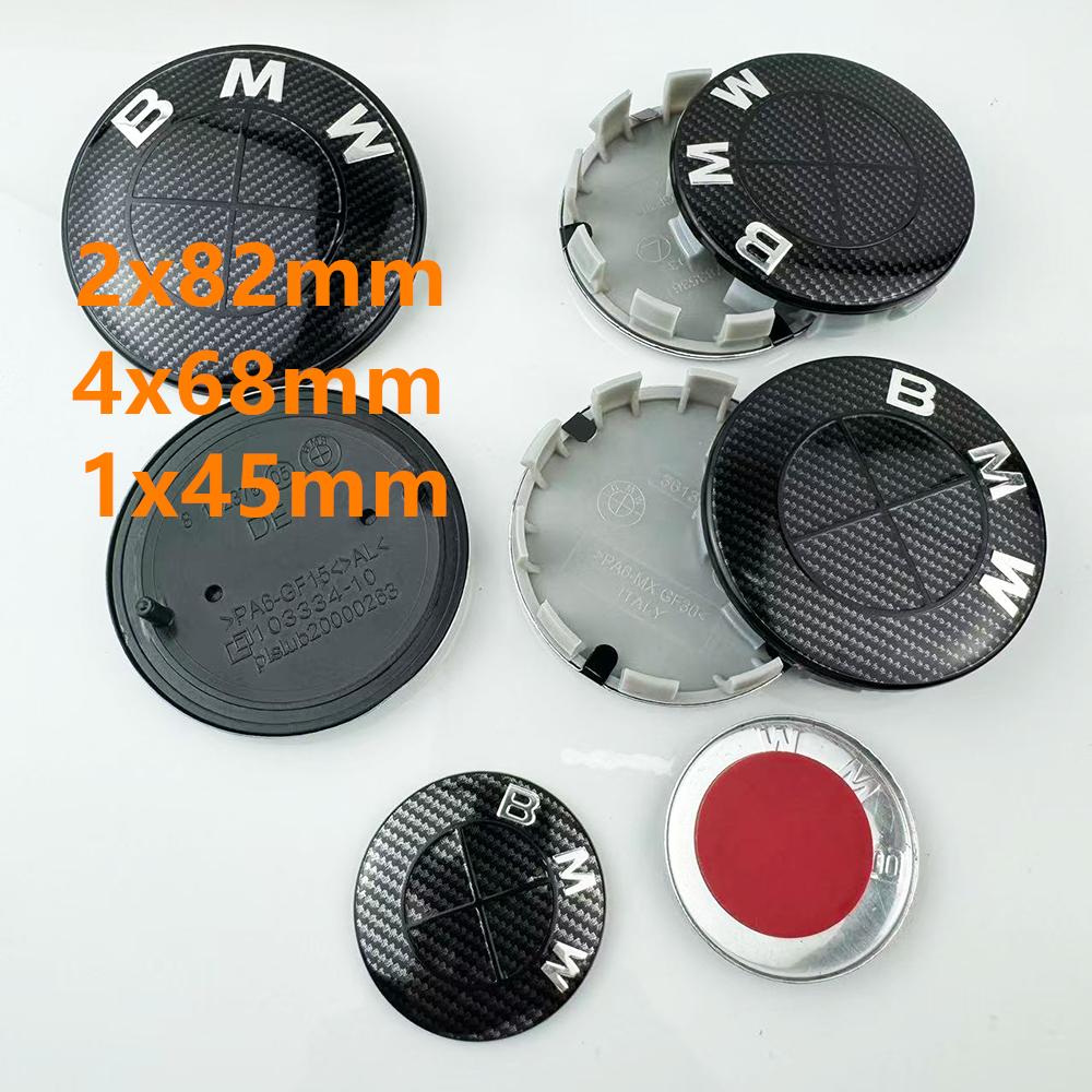E46 E90 E60 45/56/68/74/82MM Car Front Hood Emblem Wheel Center Caps For BMW G11 G12 G30 G31 G32 G08 G05 F46 F49 F39 F90 G20 X3 X5 M4 Auto AA7 AA7