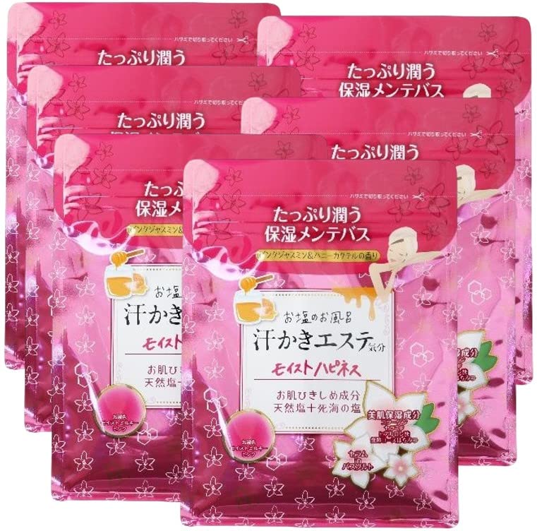 

Соль для красоты Moist 500г x 6 шт. ванна, средство для снятия пота, Счастье,