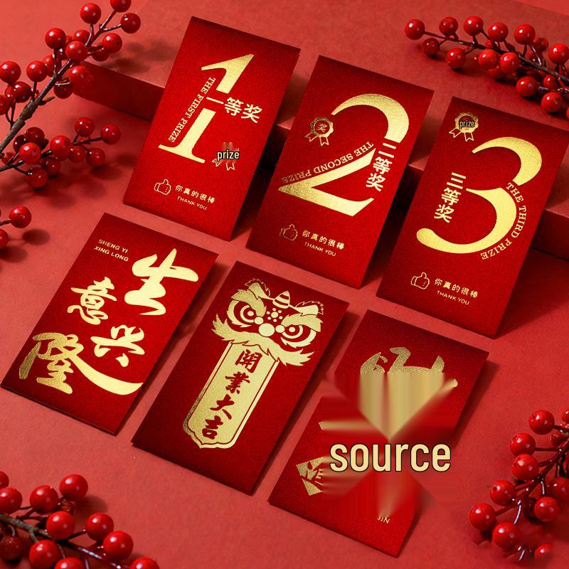 2026 Red Envelopes for Opening Ceremonies: Thicker Design with Hot Stamped Gold for Companies, Shops, and Enterprises.