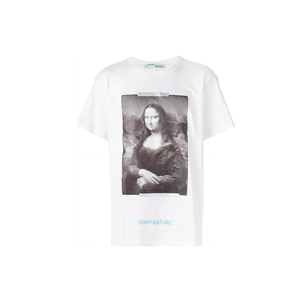 Virgil Abloh Mca Figures Of Speech OFF WHITE Mona Lisa Tee OMAA002S180010120110