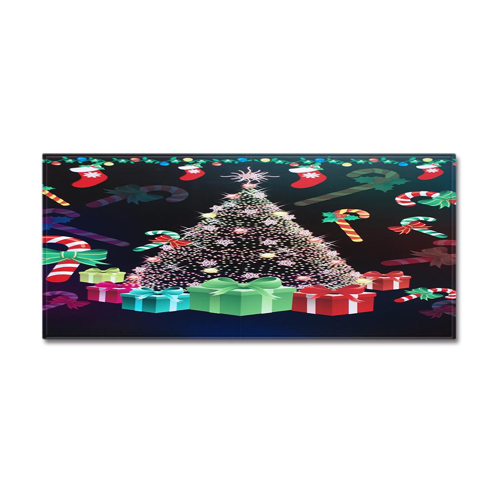 Christmas Kitchen Sand Carpet Doormat Long Floor Mat