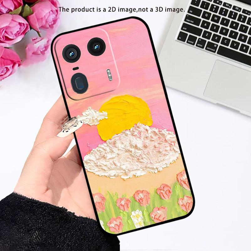 Hülle Für Motorola X50 Edge50 Ultra Mode Silikon Weiches TPU Stoßfester Bumper Für Moto Edge50Ultra X50Ultra Handyhülle Coque