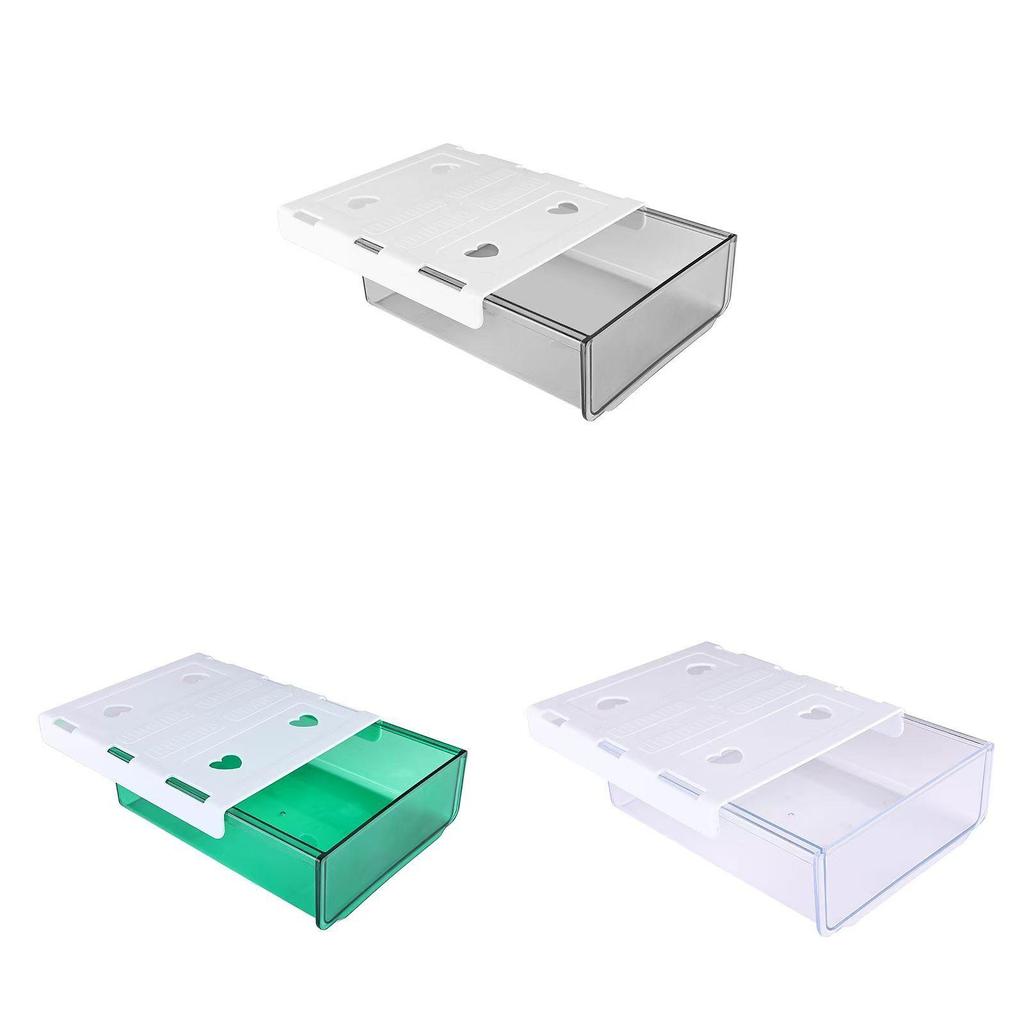 Abs Plastic Drawer Organizer With Sticky Mount For Office And Bedroom Storage