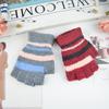 Autumn and Winter New Women's Half-finger Knitted Wool Gloves, Student Writing Simple Cycling Outdoor Warm Gloves